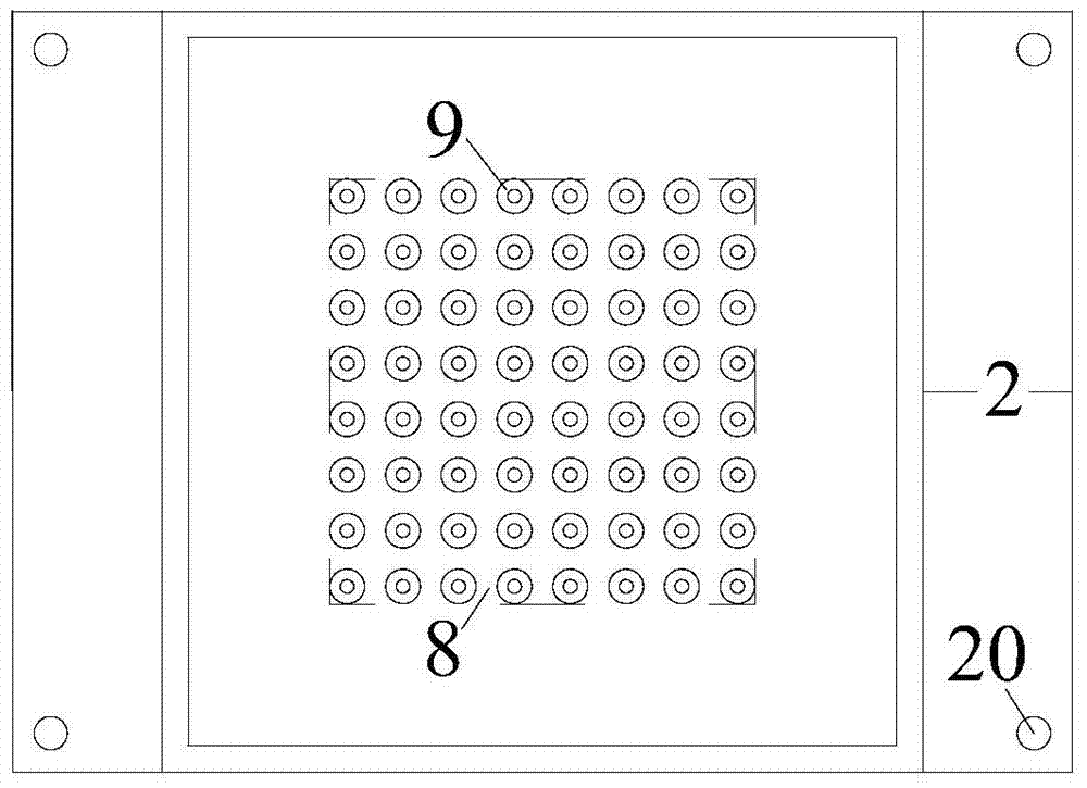 A device and operating method for quickly preparing artificially synthesized transparent soil