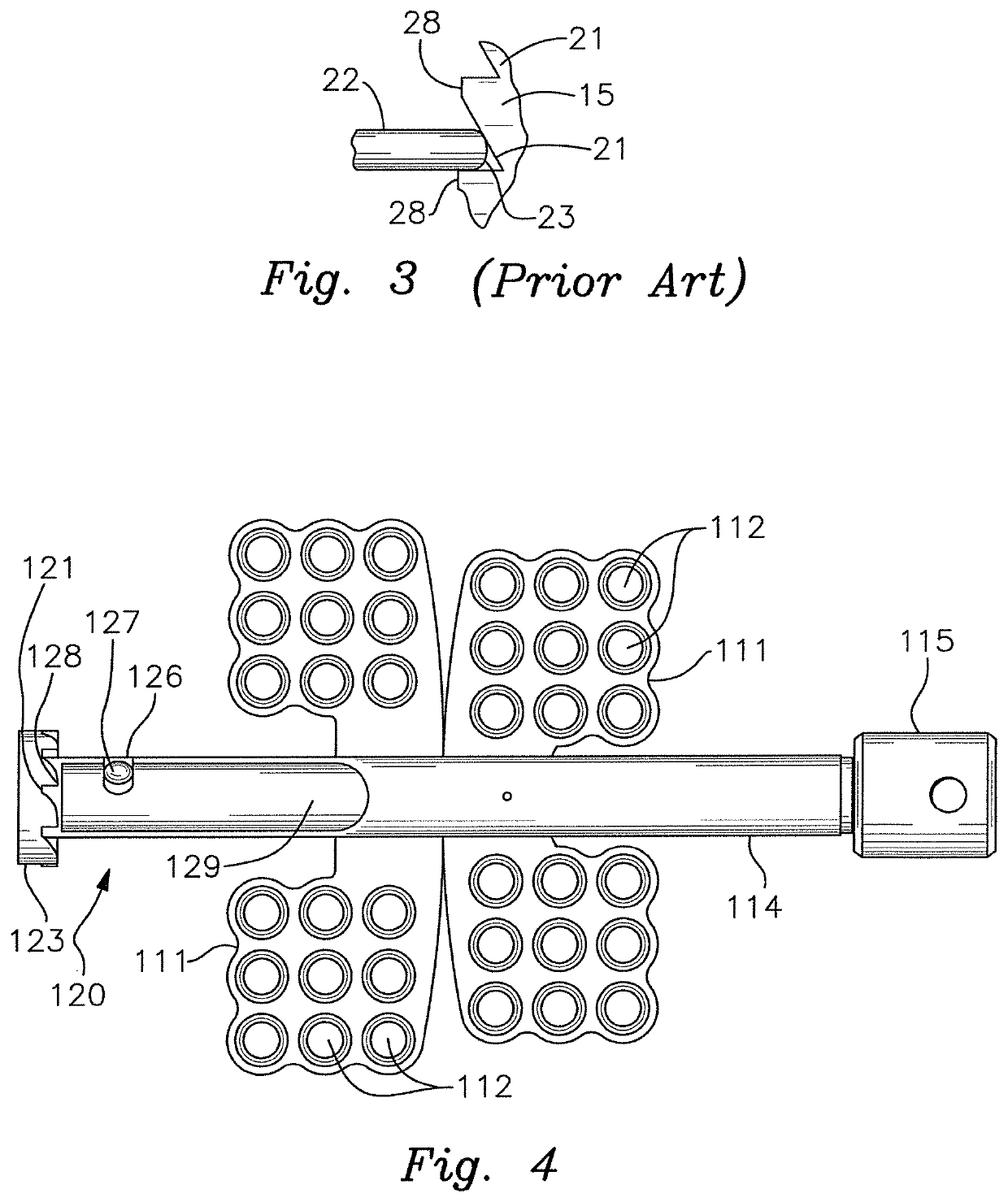 Bone distraction device having a quick release disengagement mechanism