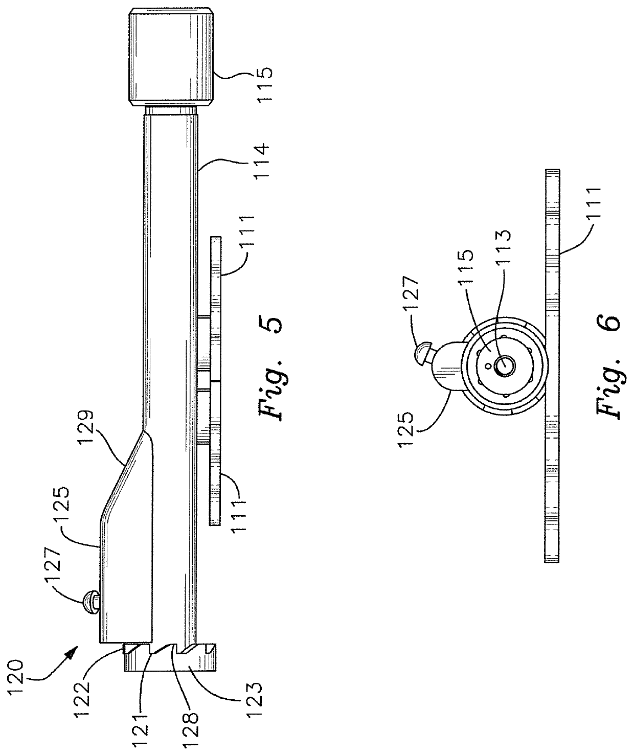 Bone distraction device having a quick release disengagement mechanism