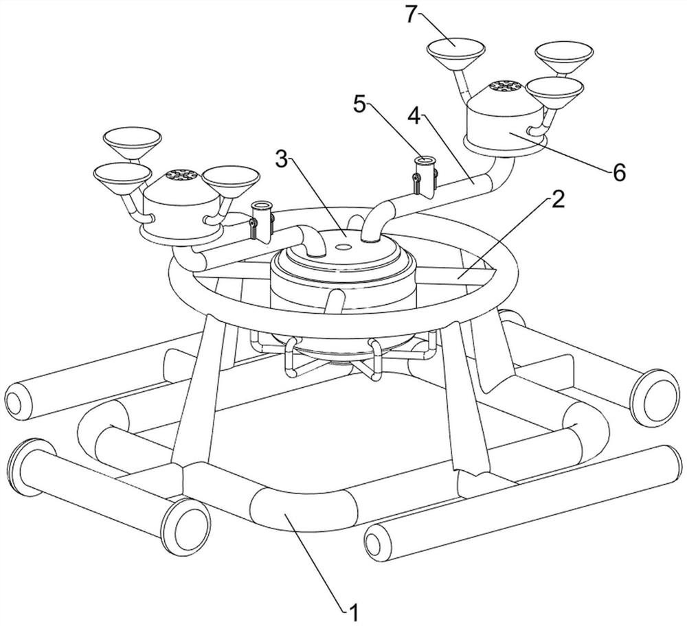 Culter alburnus circulating water ecological breeding device