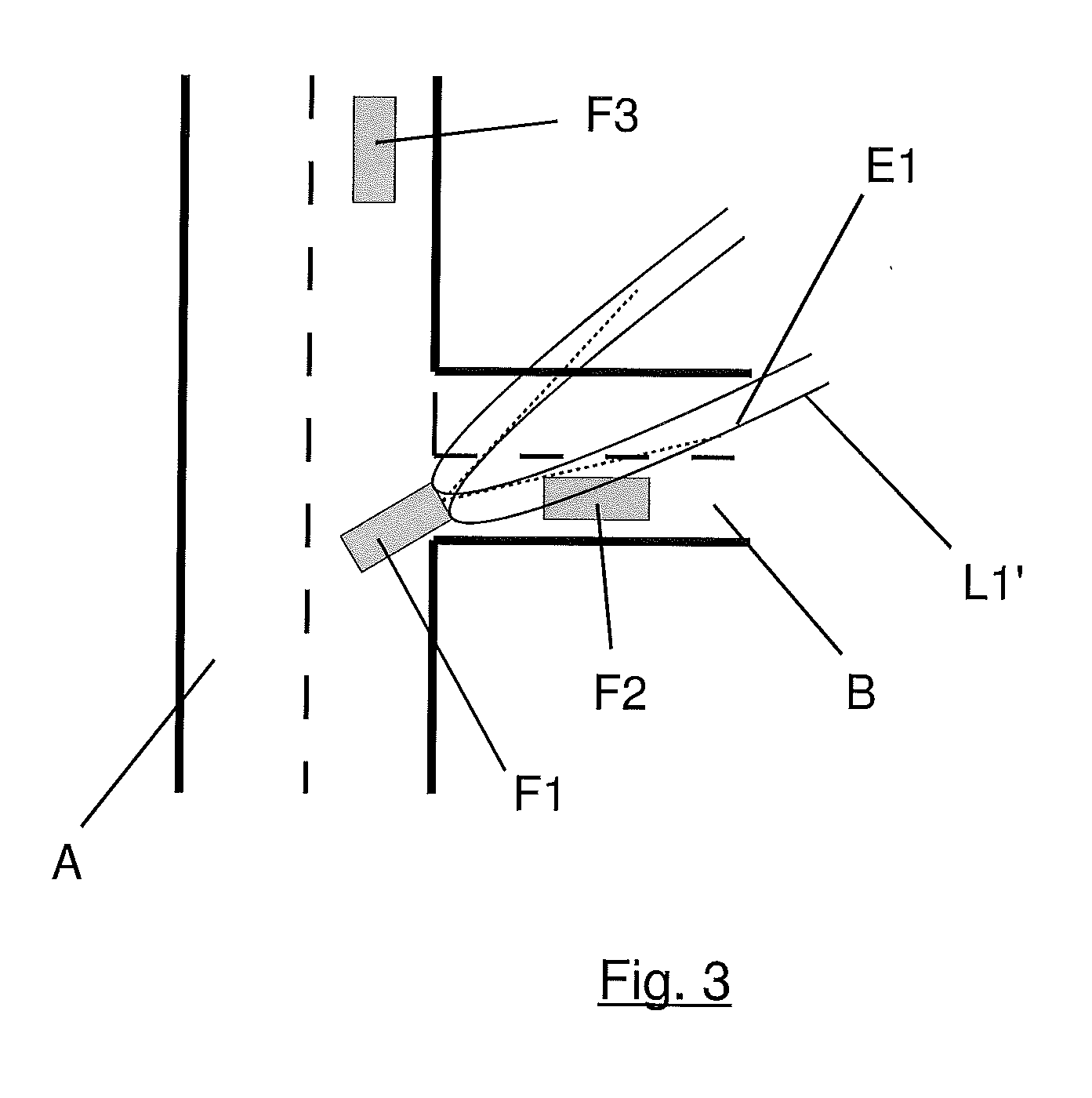 Control device and method for dimming lights for vehicles during turning maneuvers