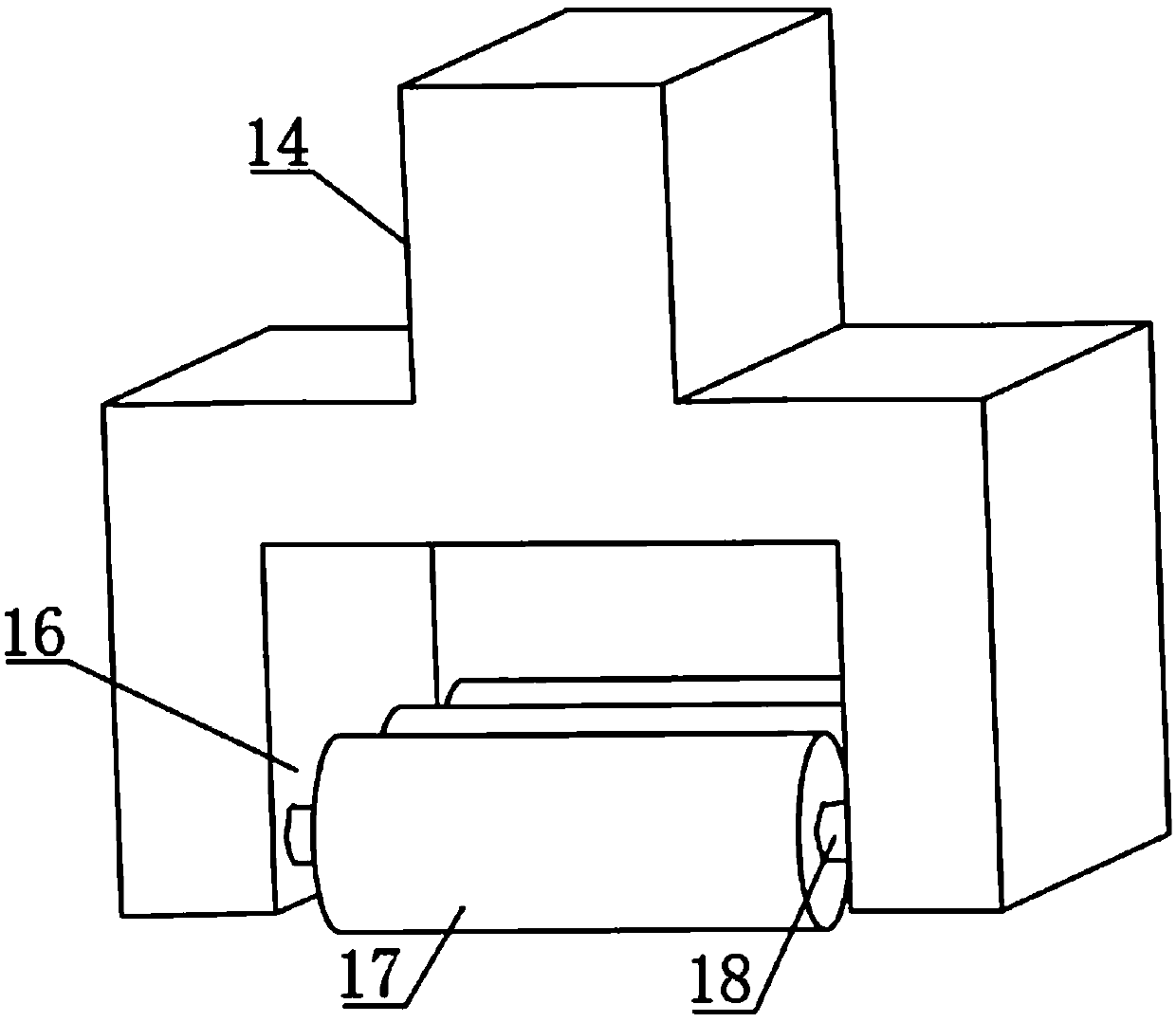 Automatic regulatable guard bar on surface of power station boiler