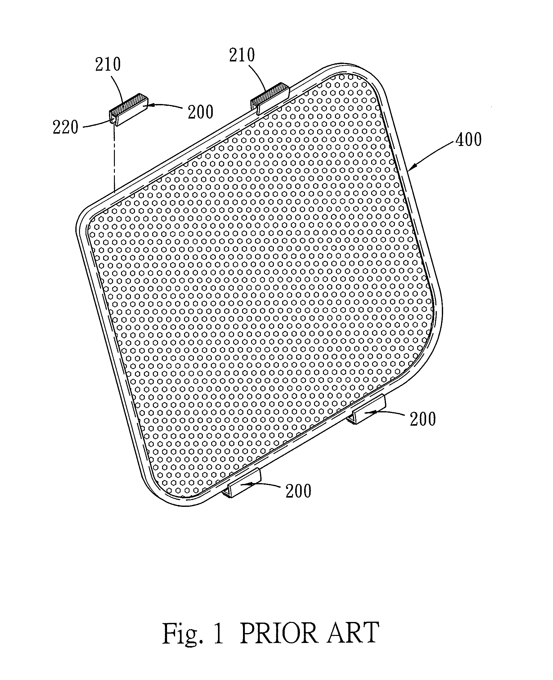 Holding structure and vehicle sunshade used thereof