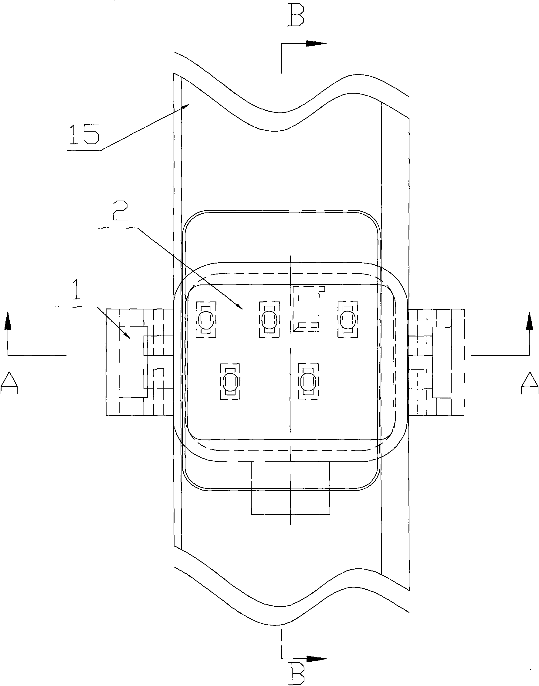 Plug and socket combining device of illuminating bus slot