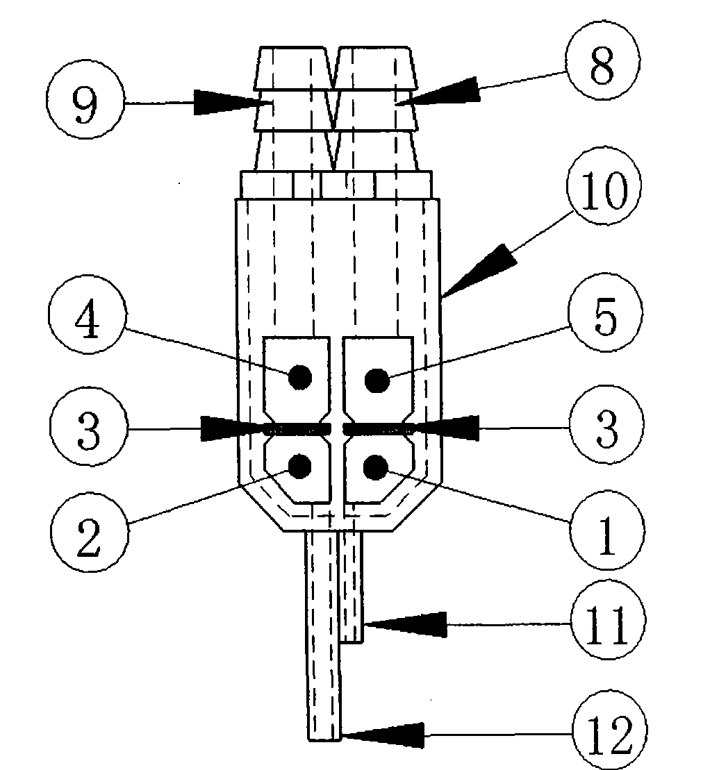 A cleaning head for a porous plate