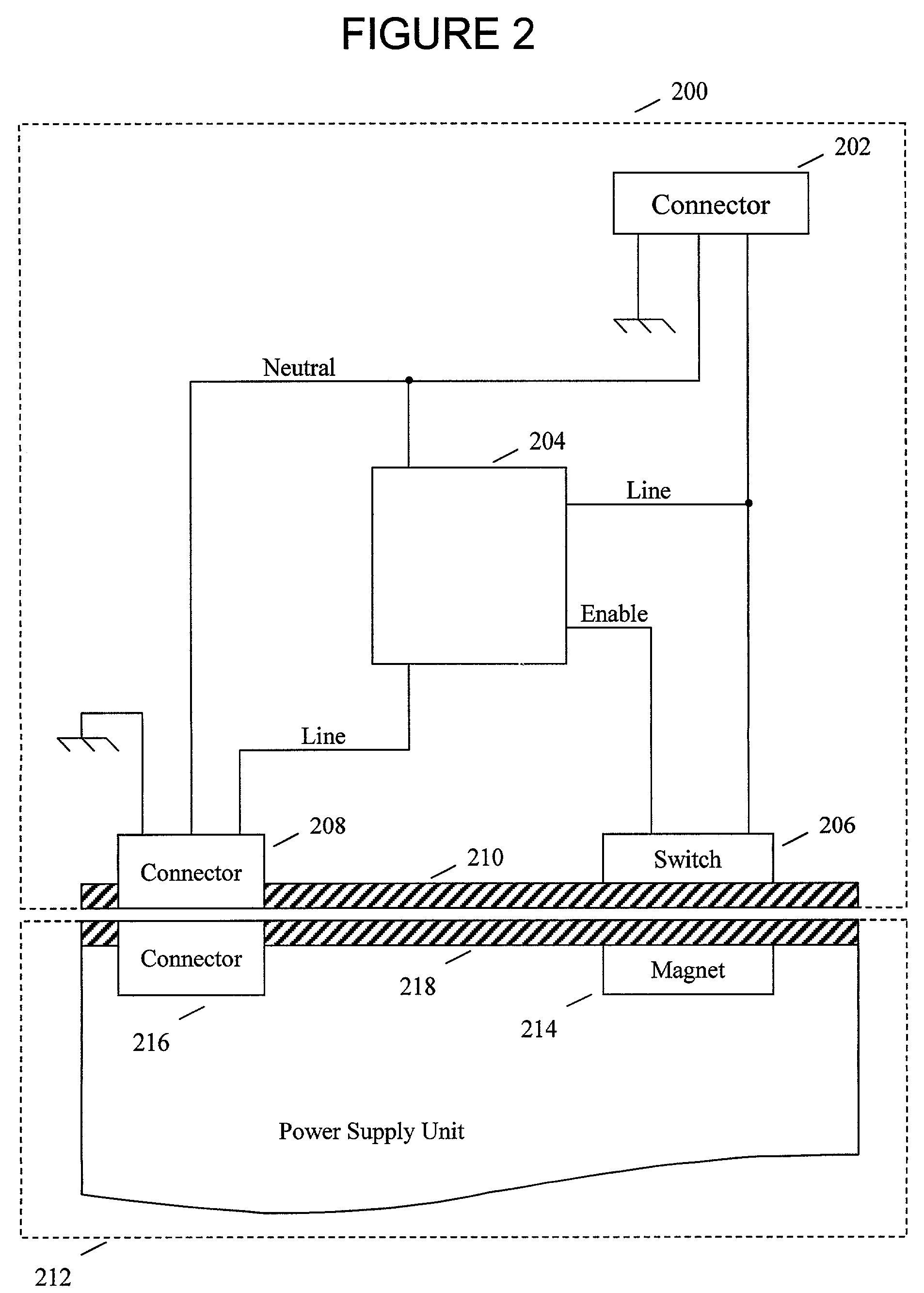 Magnetic proximity interface control