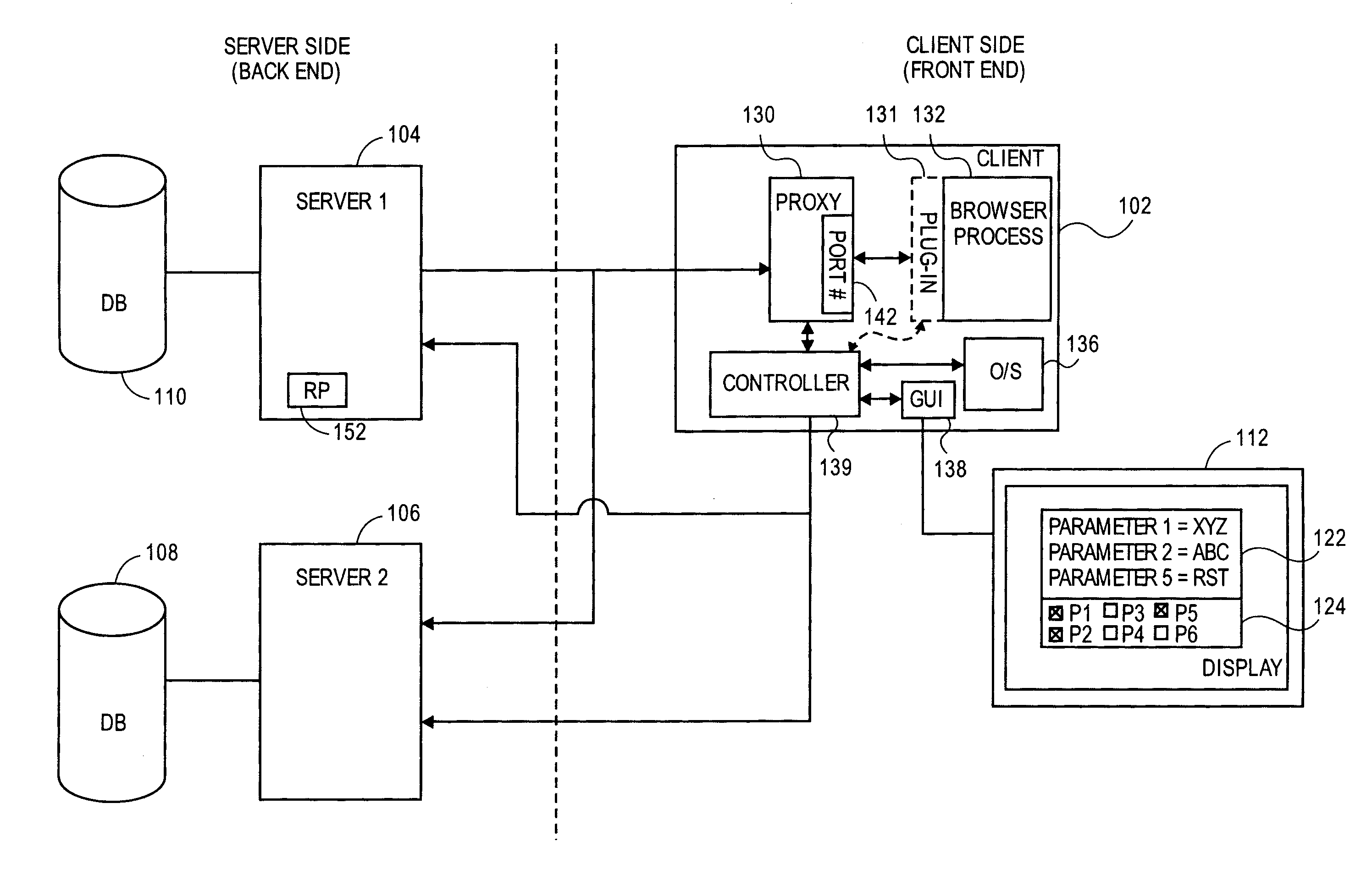 Method and system to monitor parameters of a data flow path in a communication system