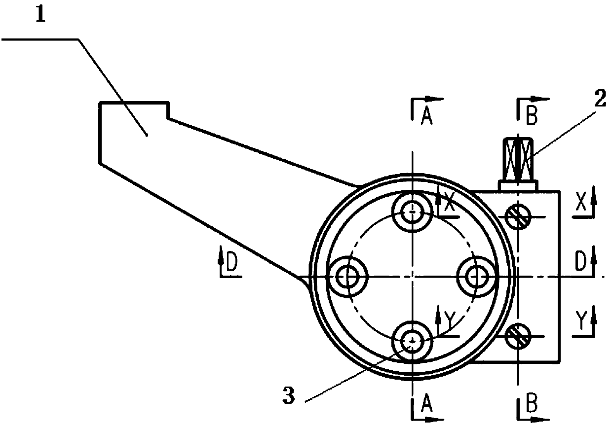 Crankshaft end connection screw hole drilling aids