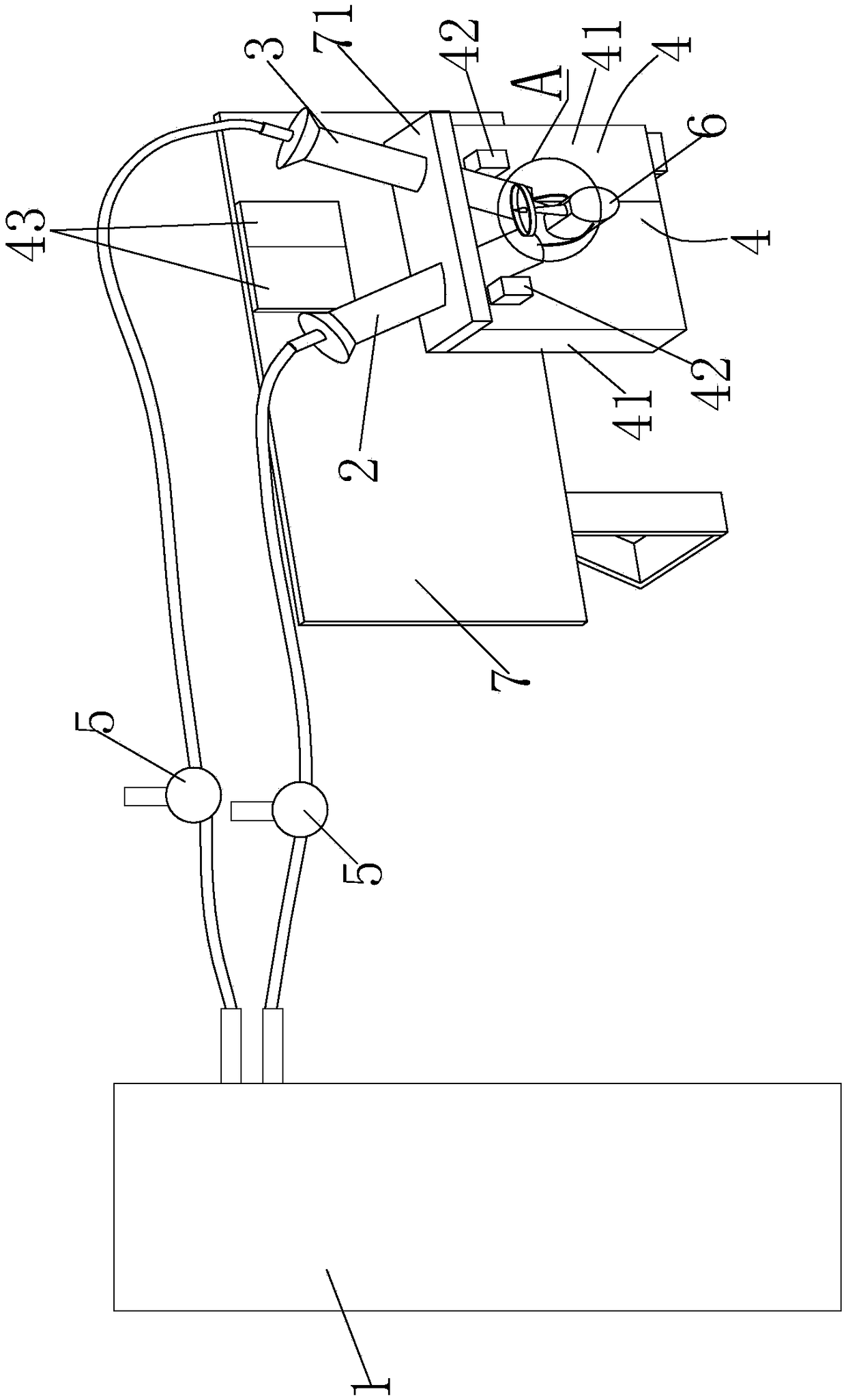 Method of mixing AB glue through isobaric temperature regulation