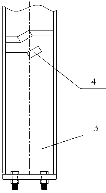 Fixing method of locking foot of steel arch frame for primary support of tunnel