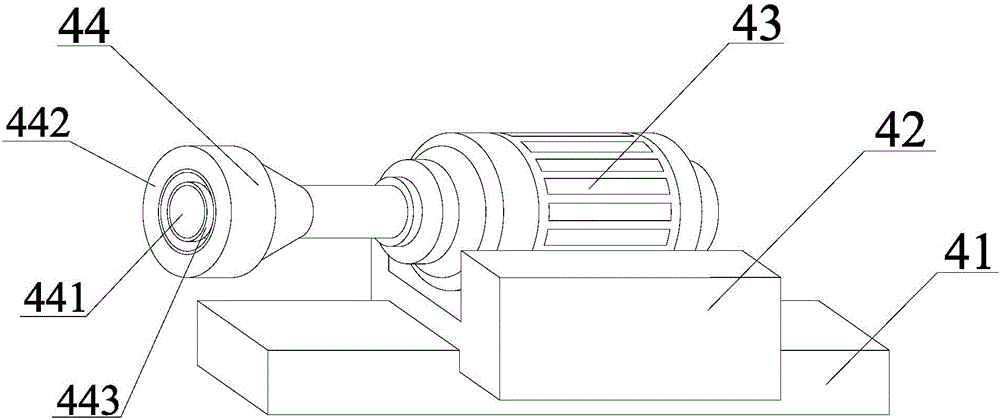 Processing device for paper cups with handles