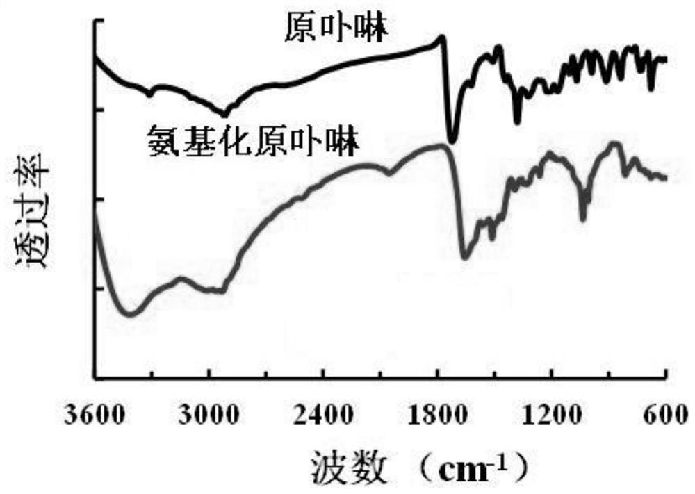 Bismuth sulfide-zinc protoporphyrin composite material with tumor photodynamic therapy properties under near-infrared light excitation and its preparation method and application