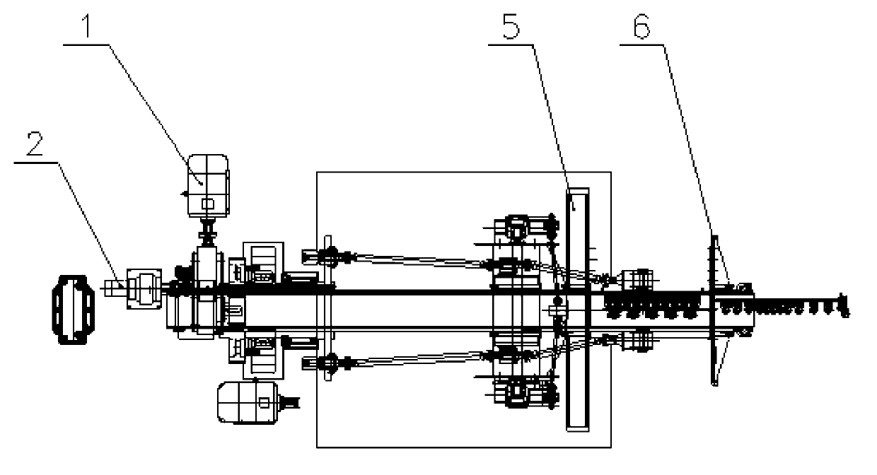 Specially-shaped steel bar locking armoring machine