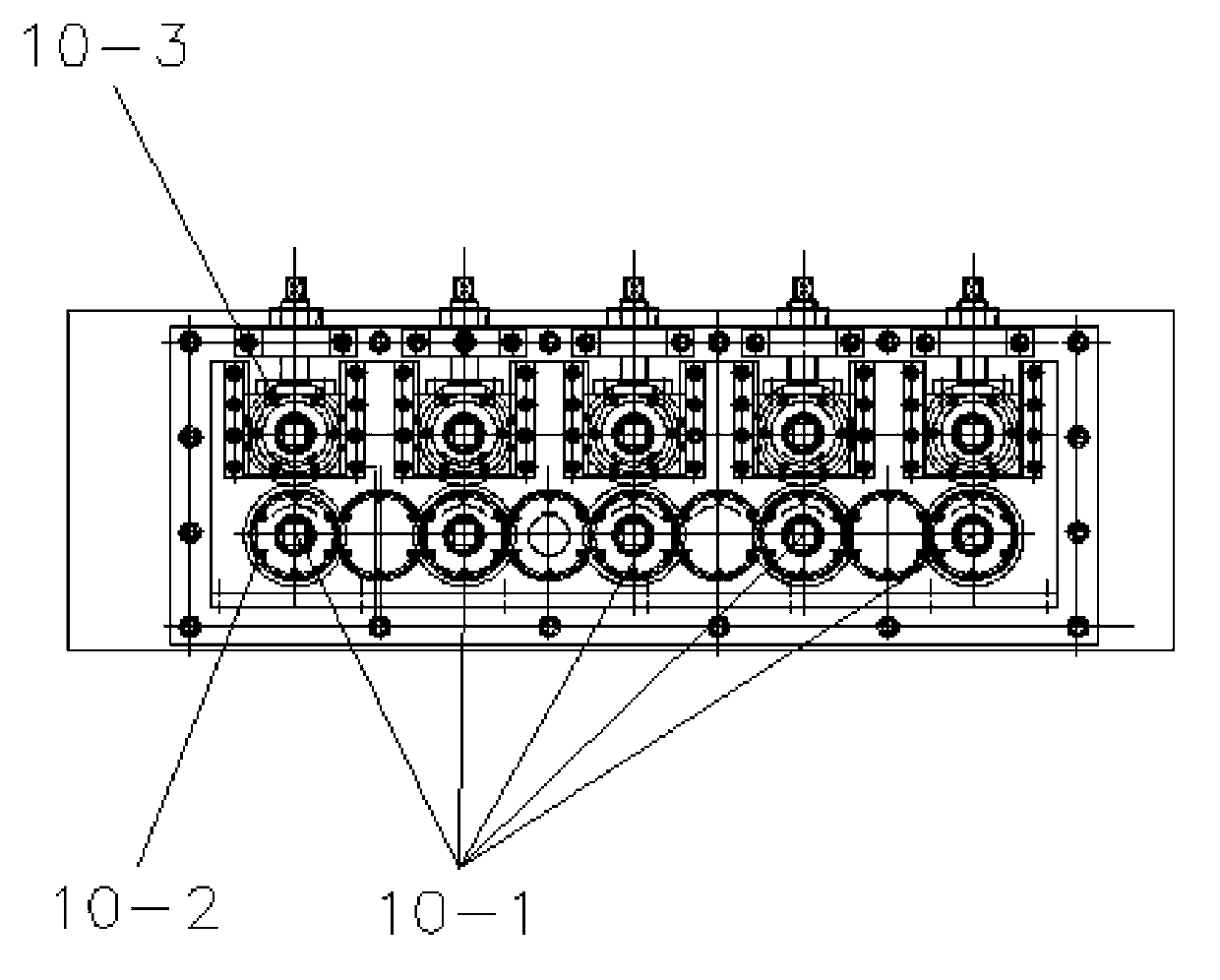 Specially-shaped steel bar locking armoring machine