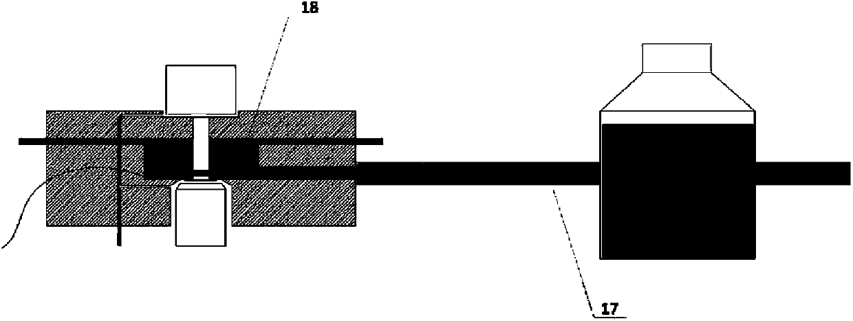 Method and device for correlated micro-imaging of frozen light microscope and frozen electron microscope