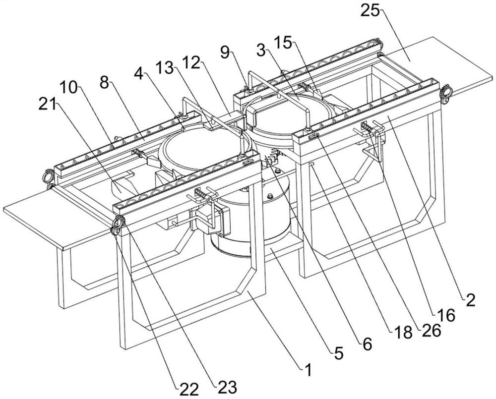 Electronic product circular shell grinding device