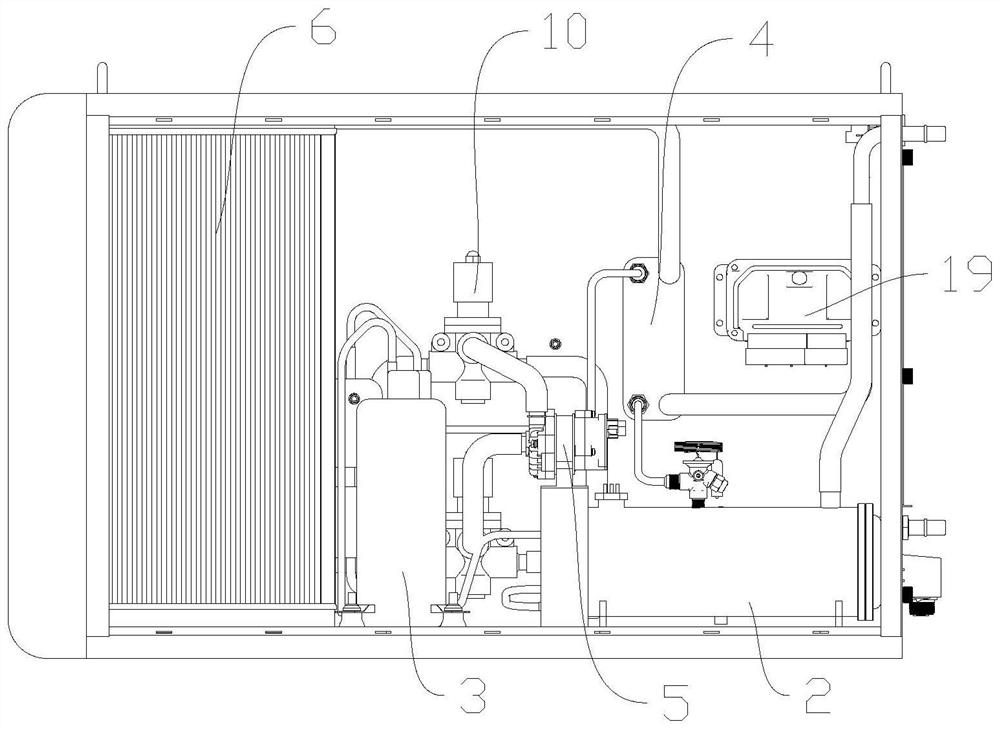 Lithium battery energy storage efficient heat management unit