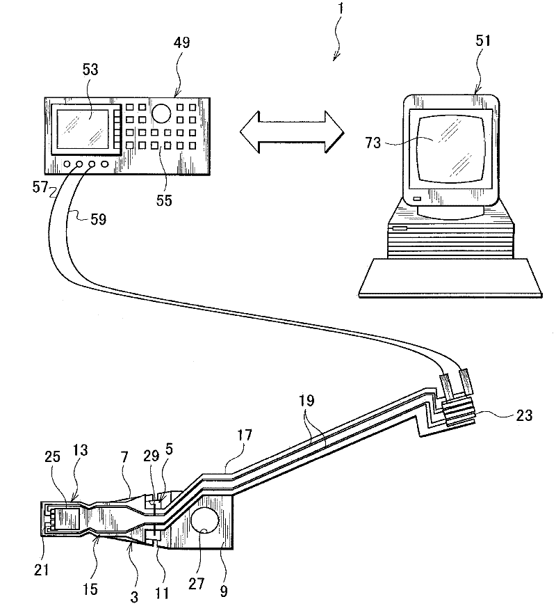 Method of and apparatus for detecting cracks in piezoelectric element