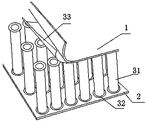 Arc-shaped brazing sandwich panel forming method