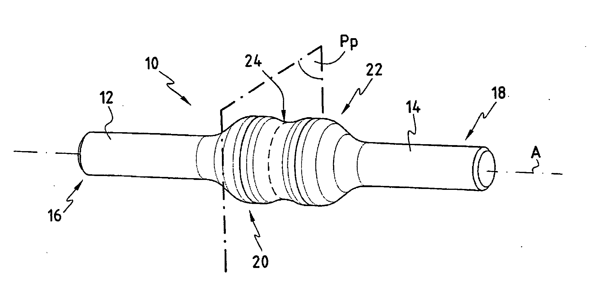 Flexible linking piece for stabilising the spine