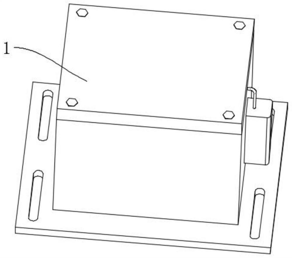 Battery fixing device with battery protection effect for new energy automobile