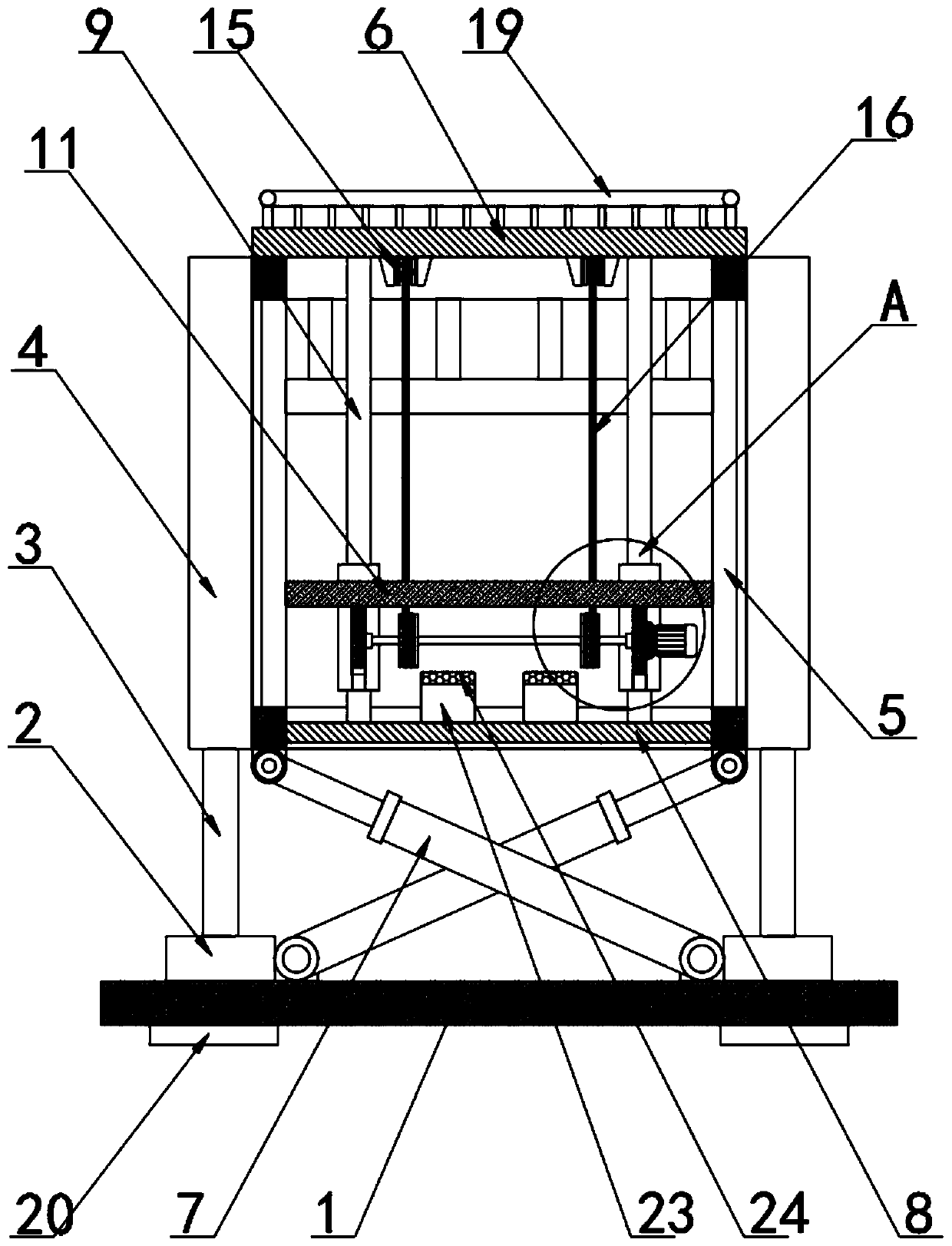 Lifting device for boiler maintenance