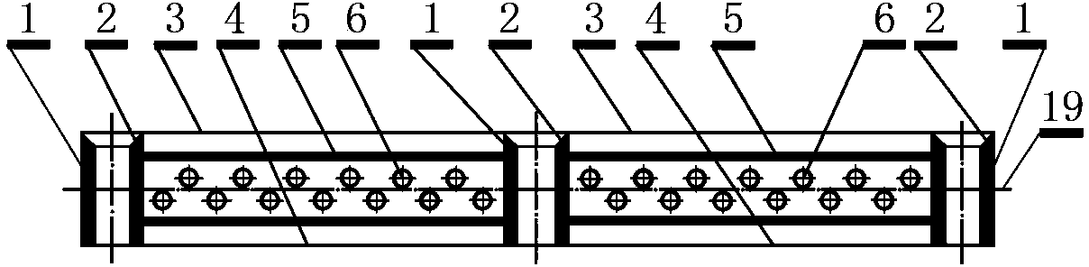 Inlaid frame manufacturing method for producing environment-friendly flame-retardant acoustic board