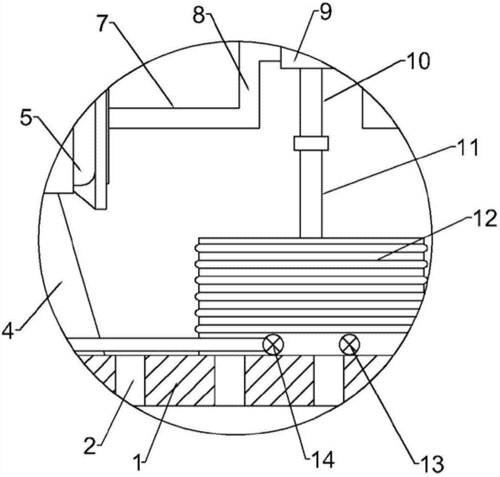 Heat dissipation type power cabinet with targeted directional cooling function