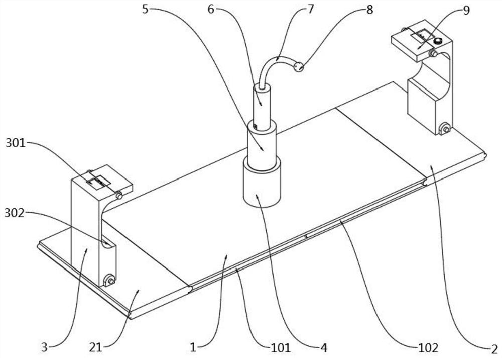 Anorectal clinical postoperative analgesia and hemostasis device capable of avoiding bacterial breeding