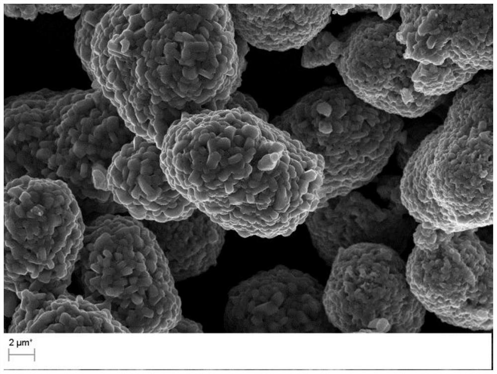 Lithium-ion ternary positive electrode material with high nickel and low free lithium and its preparation method and application