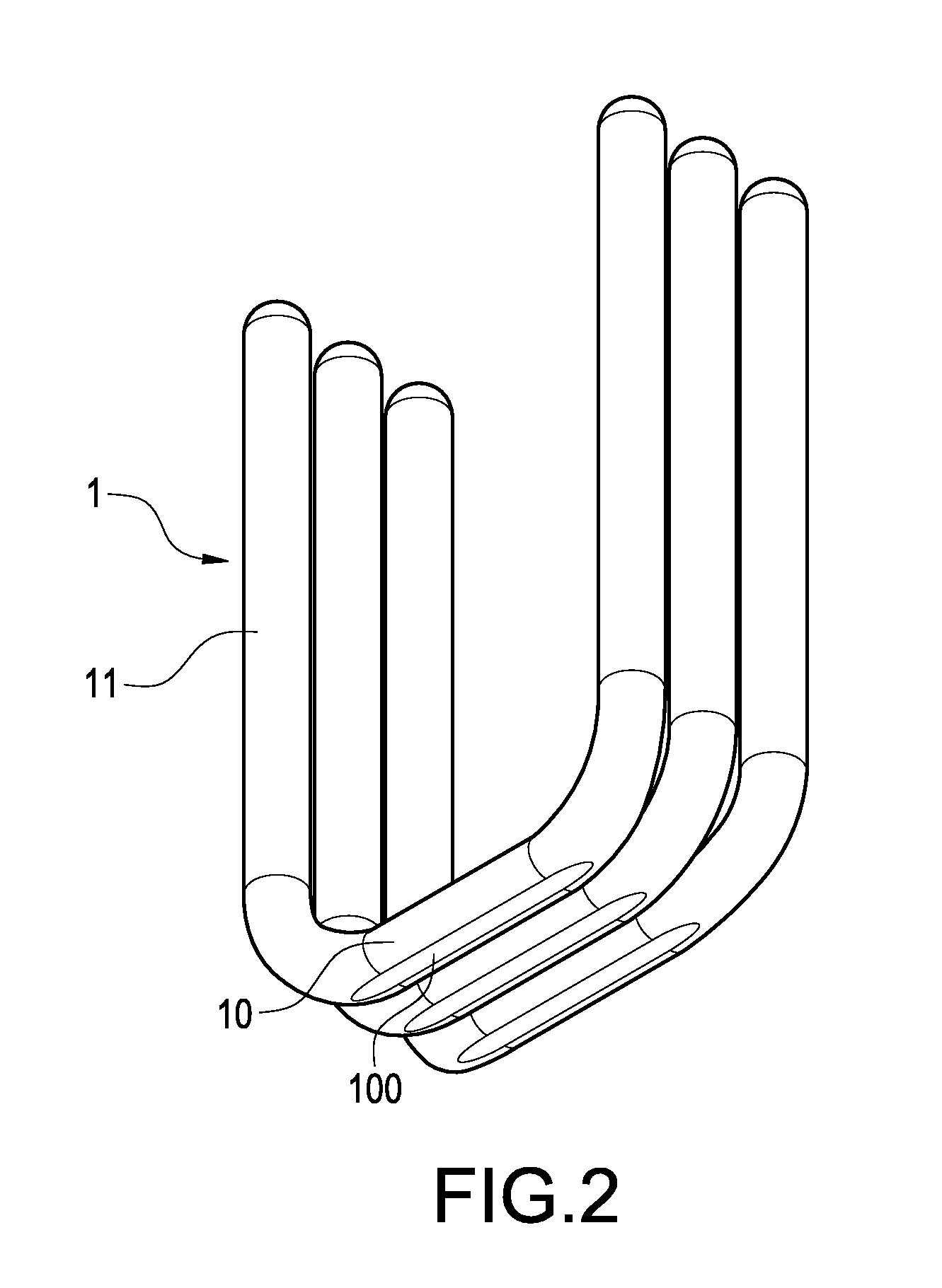 Manufacturing method, finished product and fixture of coplanar evaporators of multiple heat pipes