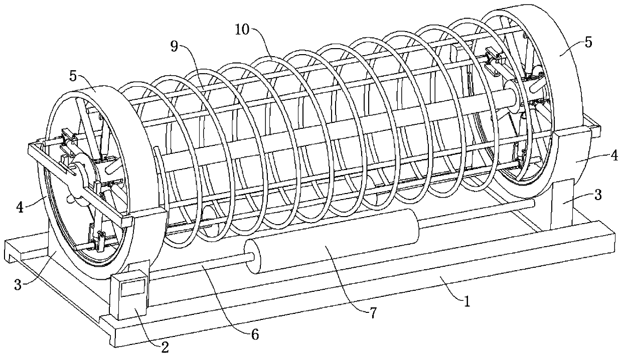 Reinforcement cage machining die