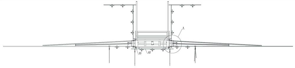 Corn and soybean strip-shaped compound planting full-plant-protection spraying system