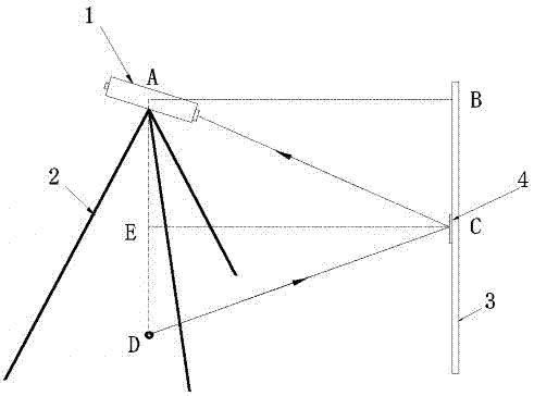 A method for measuring the height of total station