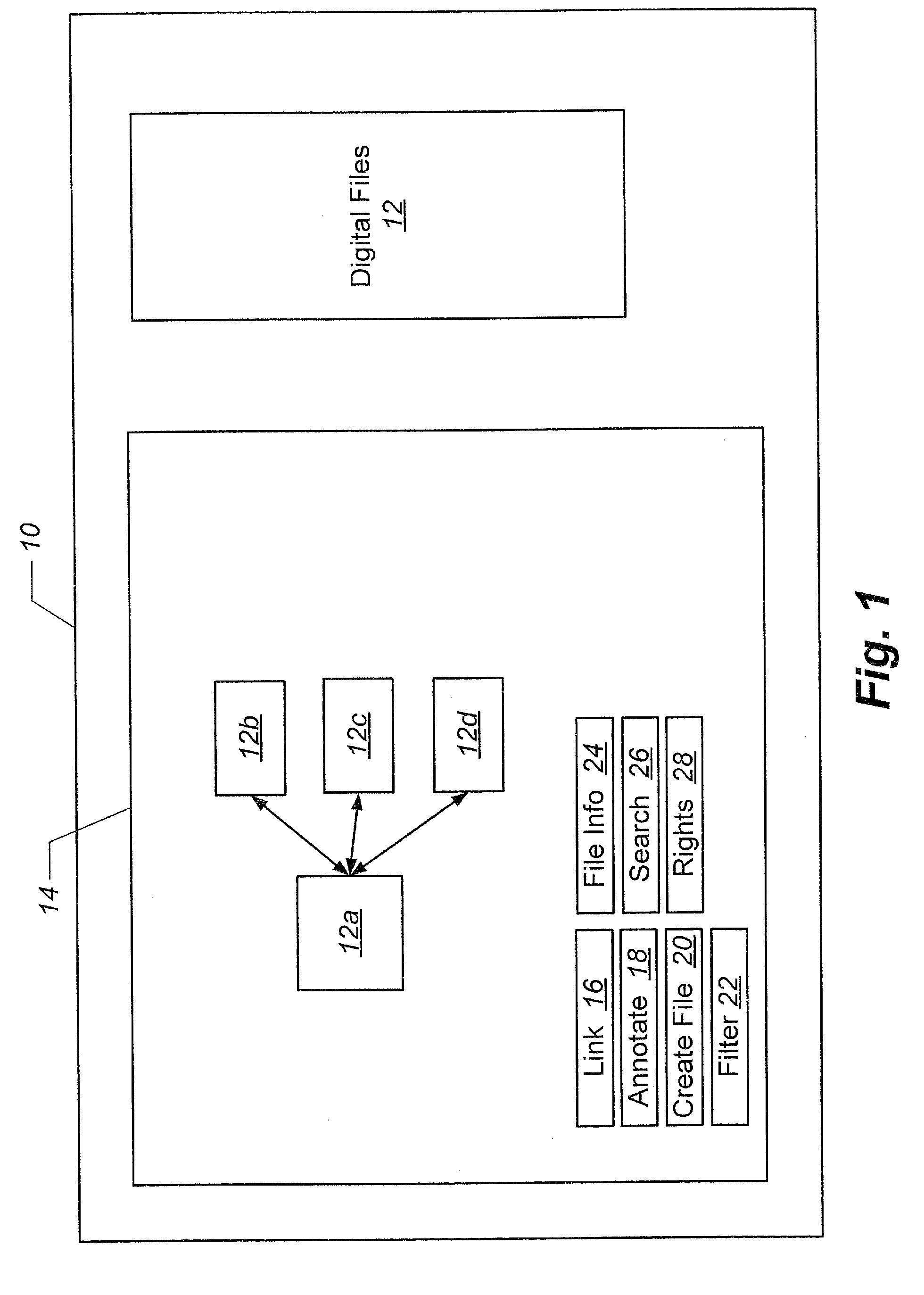 Digital Archive Systems, Methods and Computer Program Products for Linking Linked Files