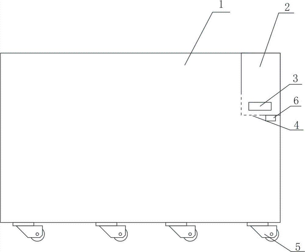 Mobile anti-rust clogging cooling water tank