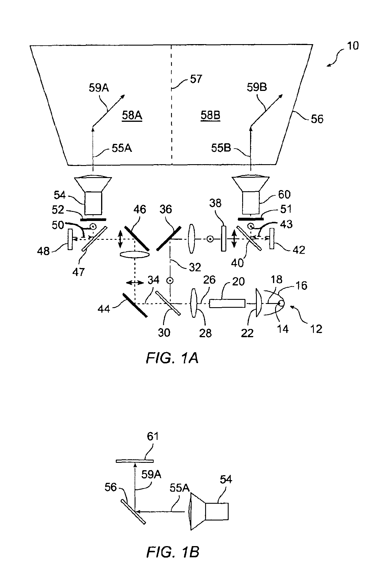 High-resolution projection display system