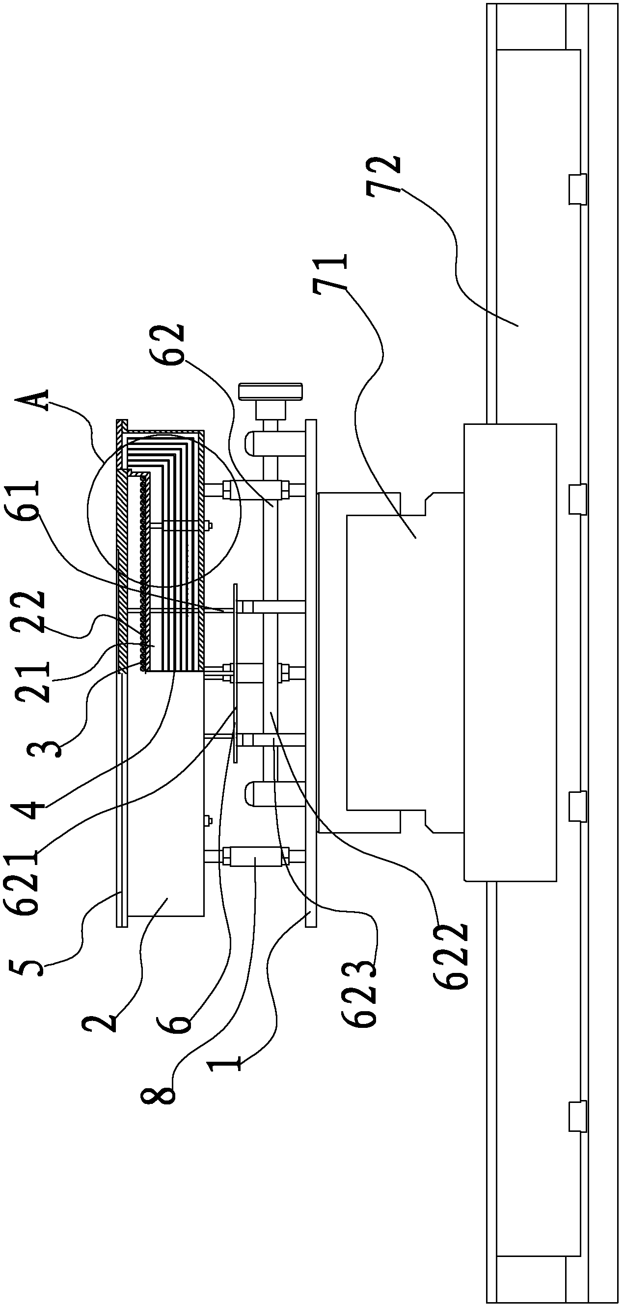 Laser annealing platform device