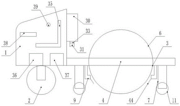 Double-driving type pavement construction road roller