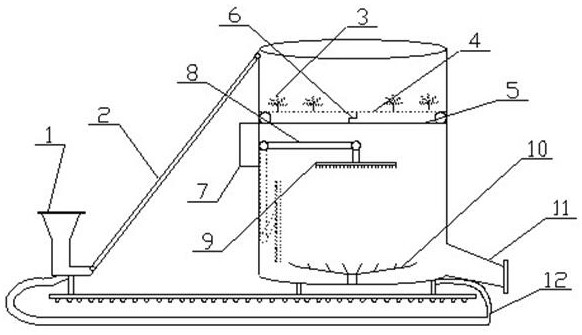 Ectopic efficient crushing and mixing integrated remediation equipment for contaminated soil