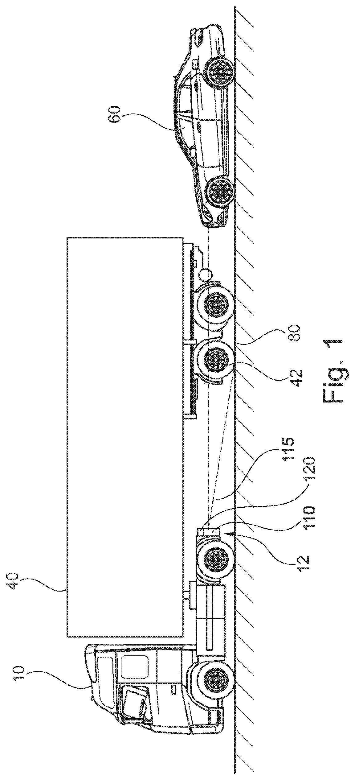 A sensor arrangement and a method for detecting an object around a trailer of a vehicle