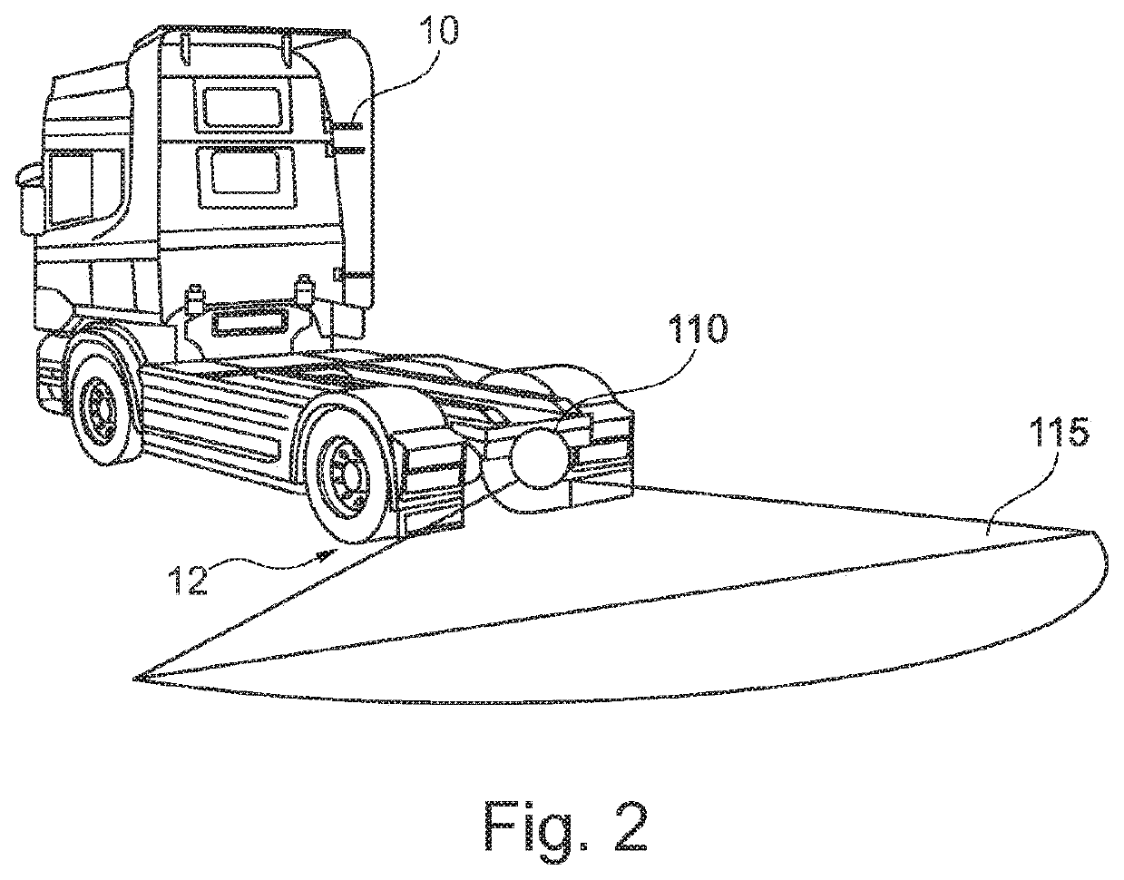 A sensor arrangement and a method for detecting an object around a trailer of a vehicle