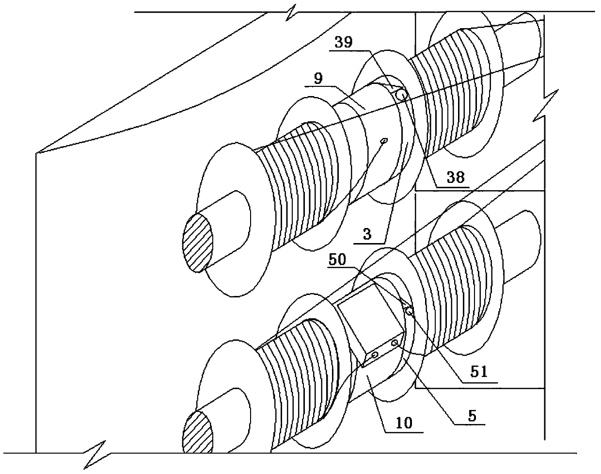 Multifunctional rope paying-off device