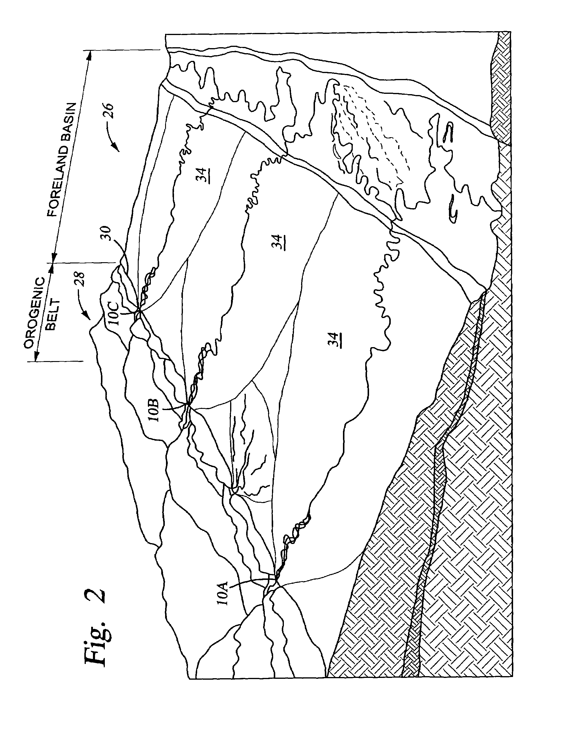 Method for identifying sedimentary bodies from images and its application to mineral exploration