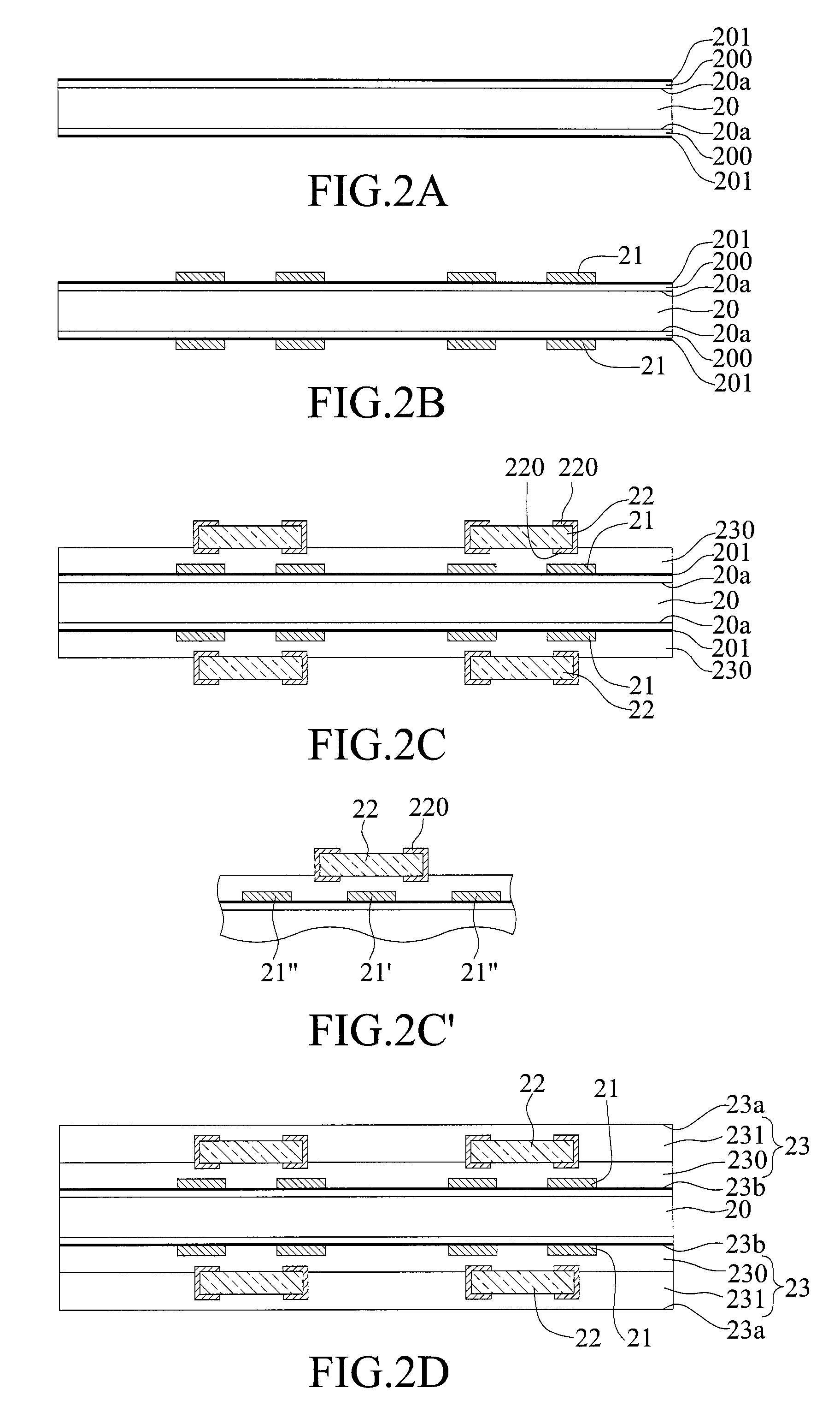 Packaging substrate having a passive element embedded therein and method of fabricating the same