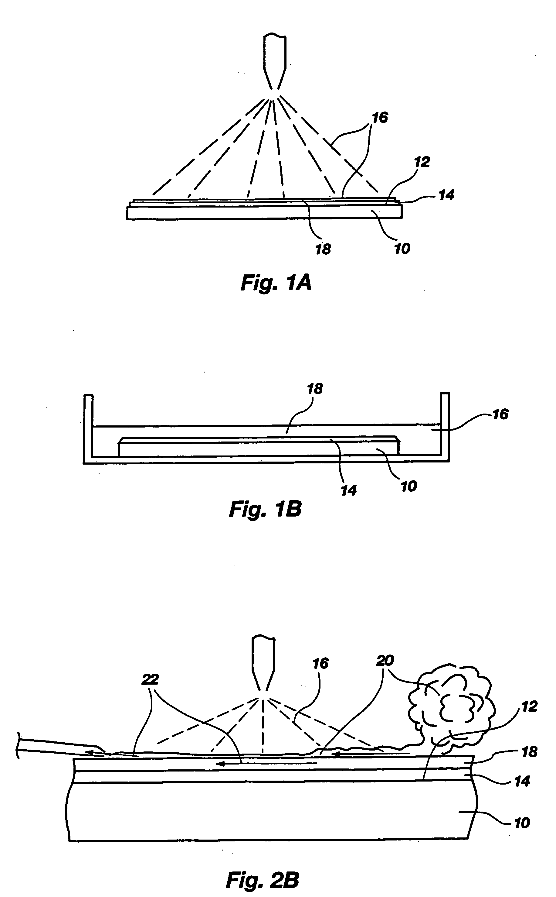 Gas assisted method for applying resist stripper and gas-resist stripper combinations