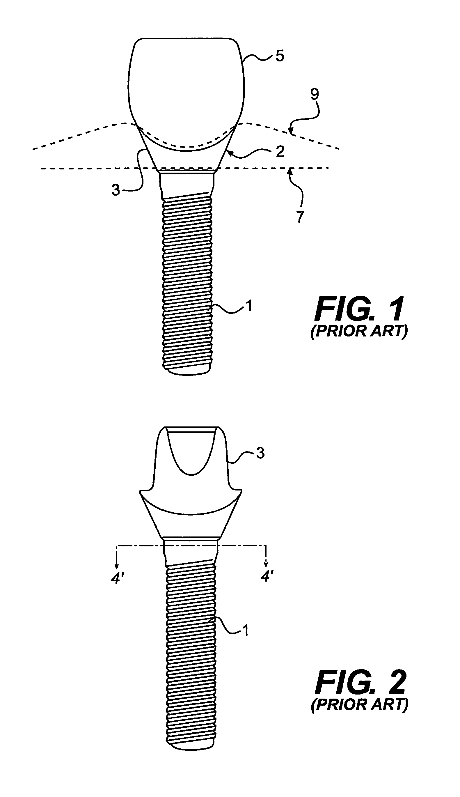 Dental abutment including fillet