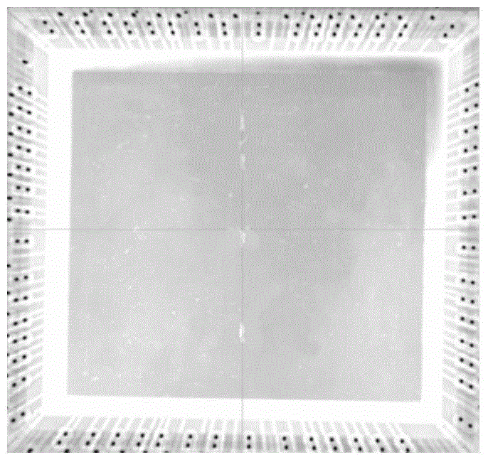 A vacuum brazing chip mounting process method without load and low void ratio