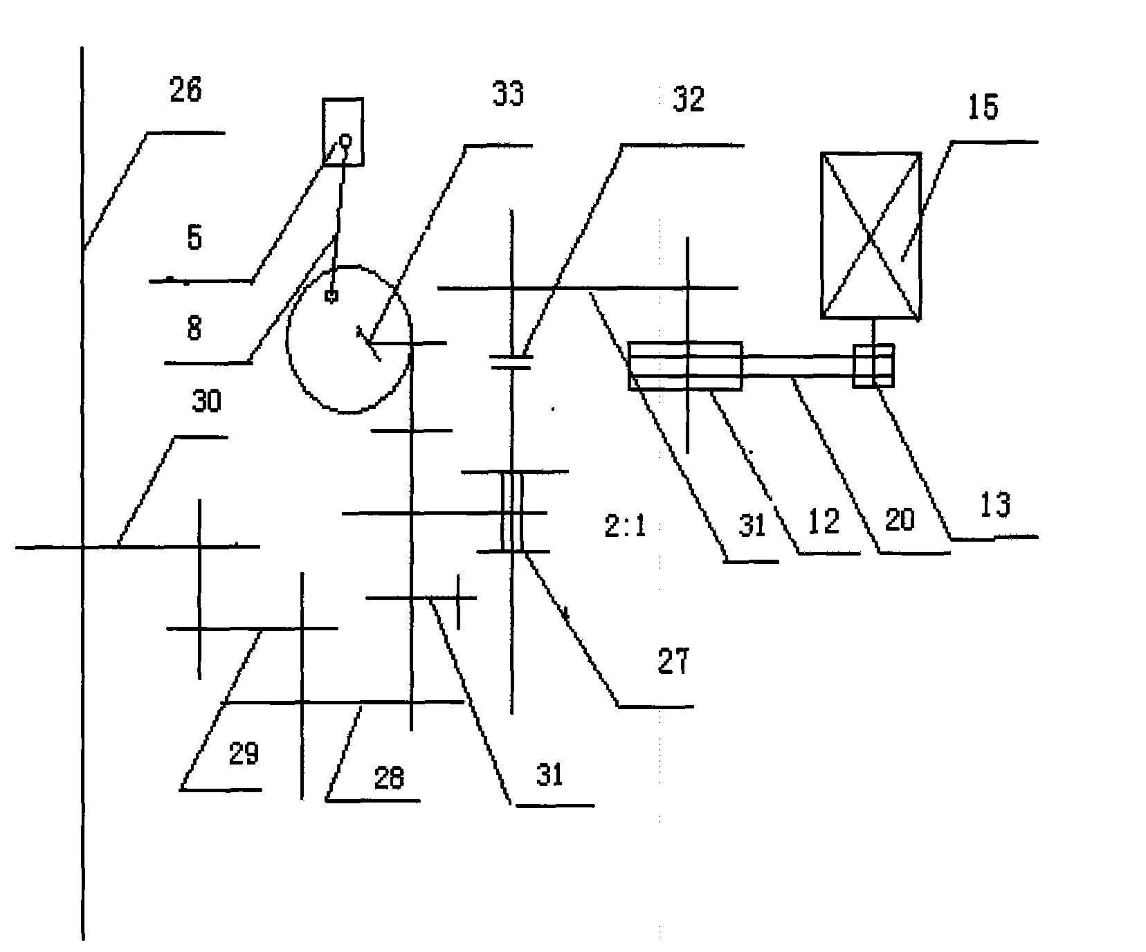 Under-mud shearing machine for Spartina anglica