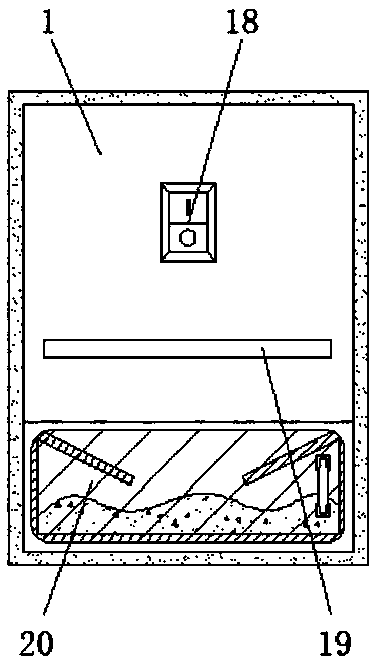 Waste brick and tile recovery device for constructional engineering